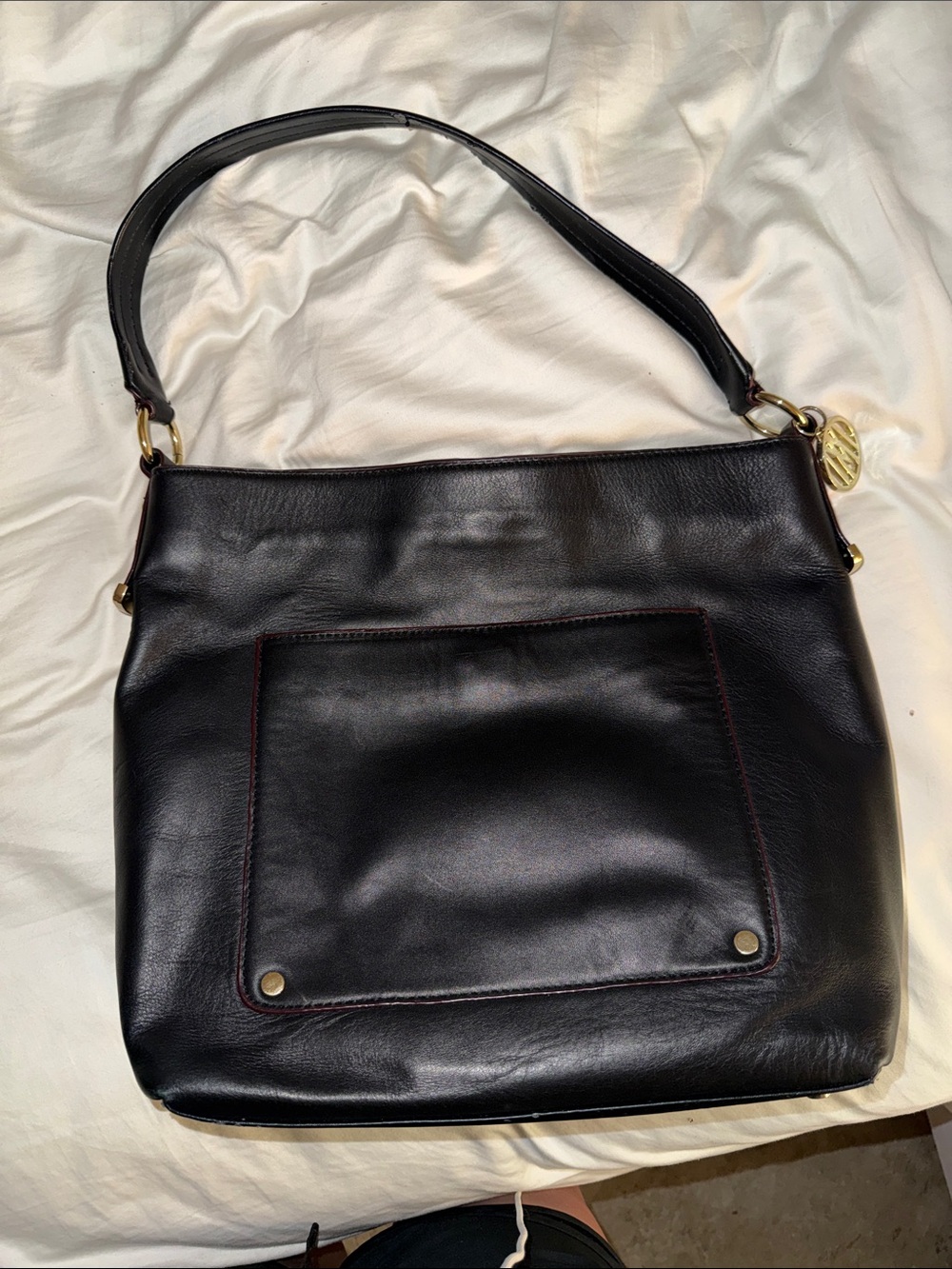 Antonio Melani Zipper Strap Shoulder Bag